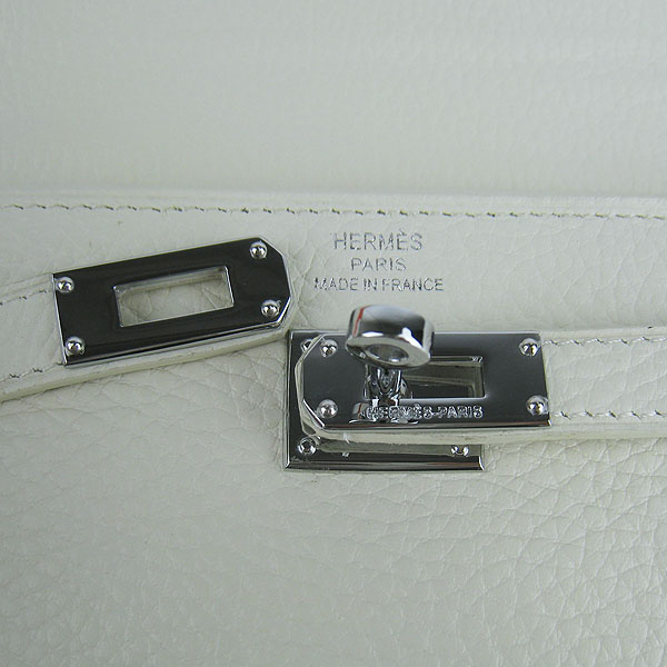 High Quality Hermes Kelly Long Clutch Bag Beige H009 Replica